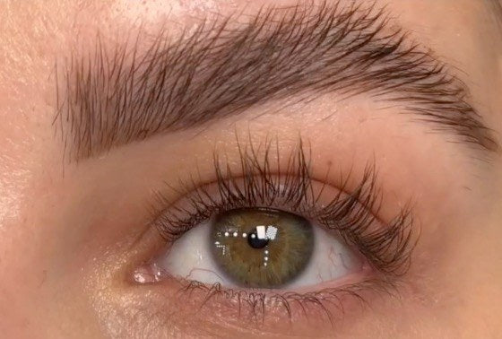 The same second customer's lashes after 8 weeks of Root 1
